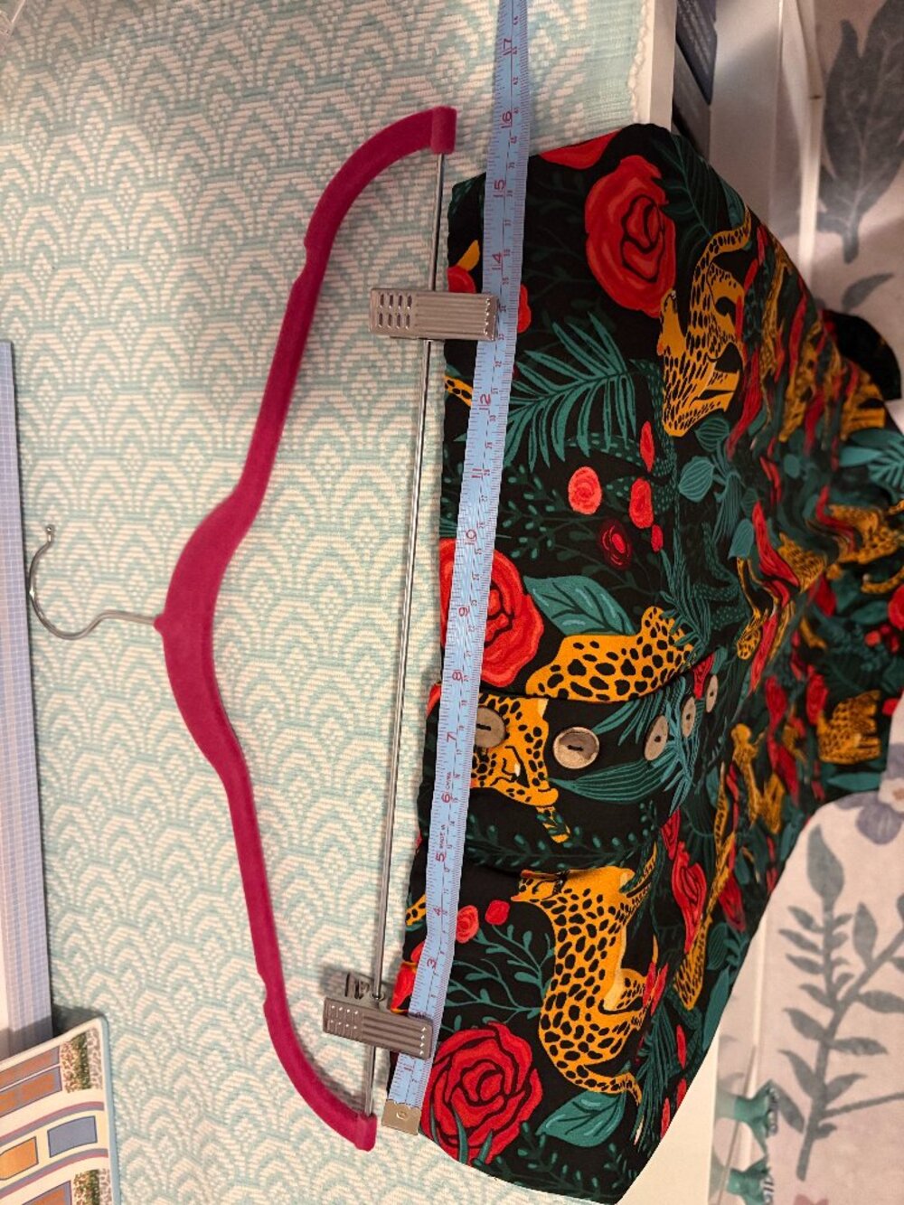 NWT America & Beyond Jaguar Paradise Wide Leg Pants - Picture 4 of 8